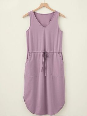 Garnet Hill Recycled Easy Knit Tank Dress size Medium